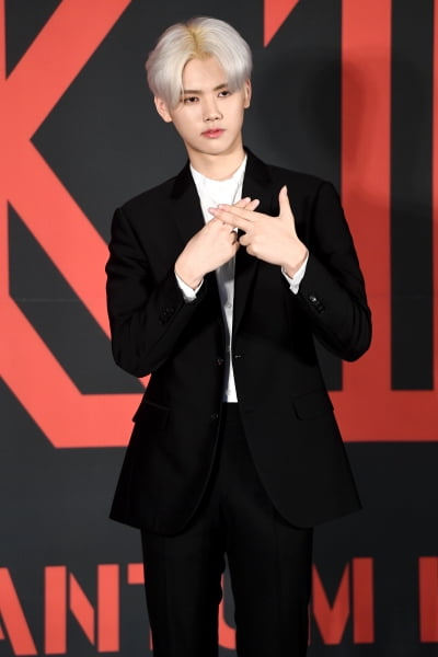 [포토] 엑스원 강민희, '금발도 완벽하게 소화'