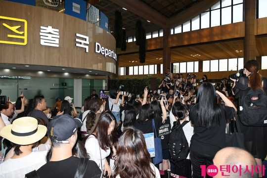 그룹 NCT127 출국 현장