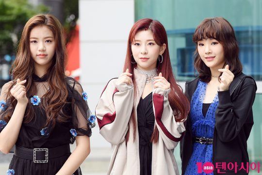 그룹 공원소녀 레나(왼쪽부터), 민주, 앤