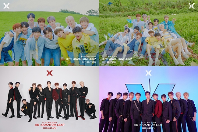 ‘27일 데뷔’ X1(엑스원), 1st 앨범 ‘비상 : 퀀텀 리프’ 단체 콘셉트 포토 공개