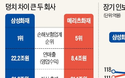 1위 긴장시킨 5위 메리츠, 장기 人보험 '약진'