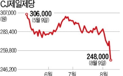 “매출 늘어도 경쟁 심화”…식품株들 신저가 속출