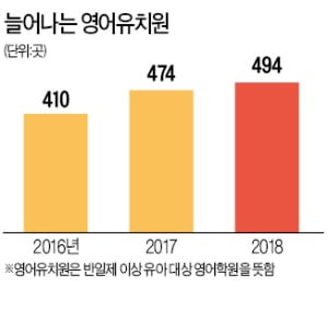 500개 넘은 영어유치원…정부 관리 '사각지대'