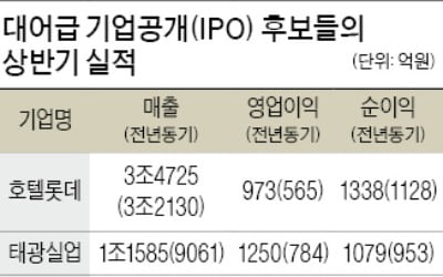 태광실업·지누스·SK매직·호텔롯데…兆단위 상장 후보, 好실적 눈도장