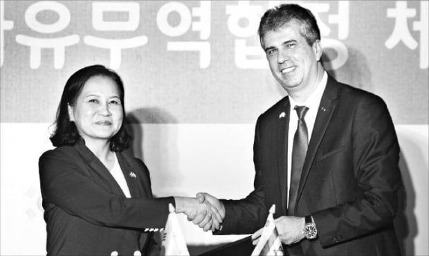 韓 - 이스라엘 FTA 타결…"소재·부품산업 경쟁력 강화"