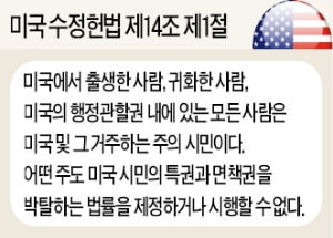 트럼프 "美서 출생하면 시민권?…'웃기는 일' 중단 심각하게 검토"