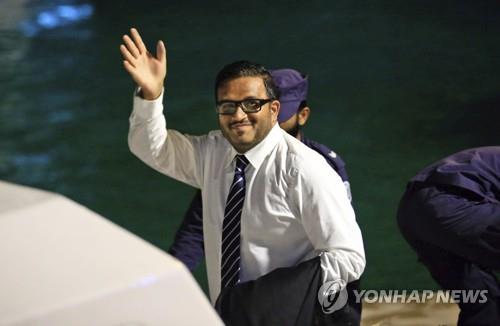 몰디브, 전 부통령 체포…"수사 피해 출국 후 인도서 망명 시도"