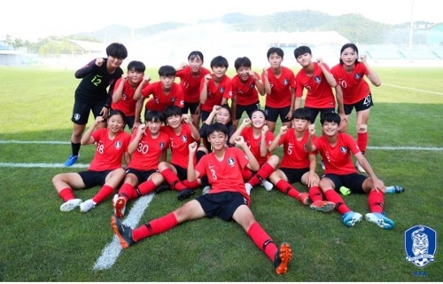 한국, EAFF U-15 여자축구 페스티벌서 일본에 2-1 승