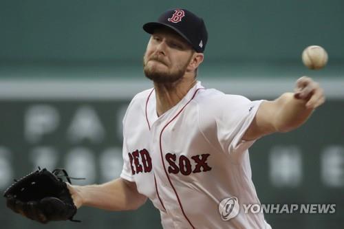 크리스 세일, 7년 연속 200탈삼진 돌파…MLB 역대 5번째