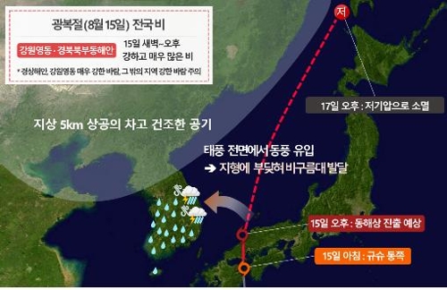 더 강해진 태풍 '크로사'…광복절 일본 관통할 듯