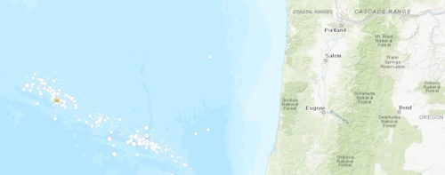 美 오리건주 앞바다서 규모 5.4 지진