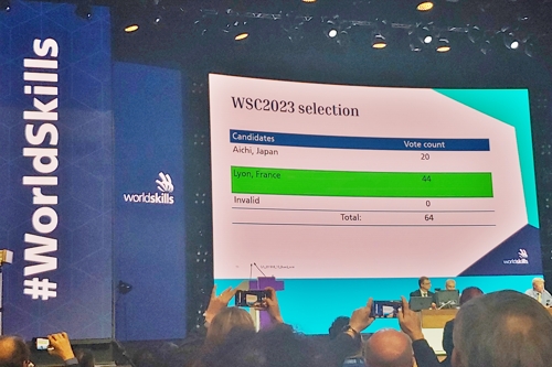 프랑스 리옹, 2023년 국제기능올림픽대회 개최지 선정