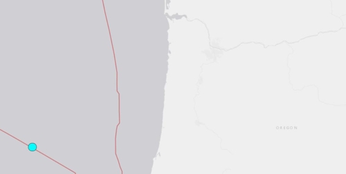 美 오리건주 서쪽 바다서 규모 6.3 지진…피해는 없는듯