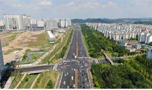 시흥시 정왕고가∼옥구고가 2.5㎞ 도로 확장 개통