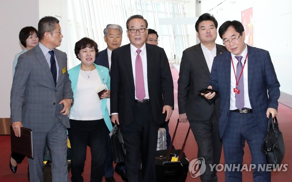 日 각의 결정 앞두고 `문전박대`…방일단 면담 연기→전격 취소