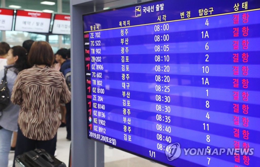 `강풍주의보` 제주 항공기·선박 운항 차질 우려