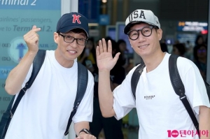 [TEN PHOTO]유재석 지석진 &#39;런닝맨 대표 훈남들&#39;