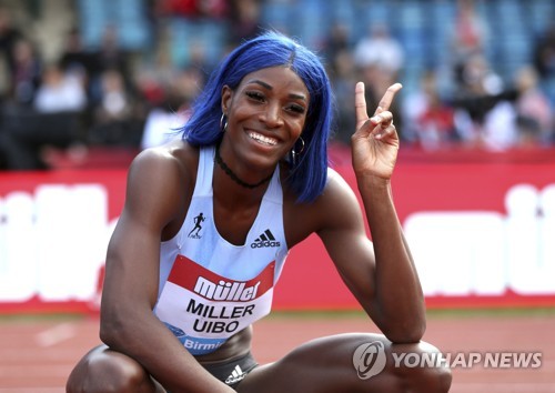 밀러-위보, 버밍엄 대회 여자 200ｍ 우승…2년 연속 무패 행진