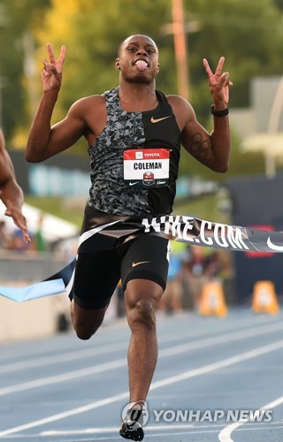 100ｍ 세계랭킹 1위 콜먼, 도핑 테스트 기피 혐의로 징계 위기