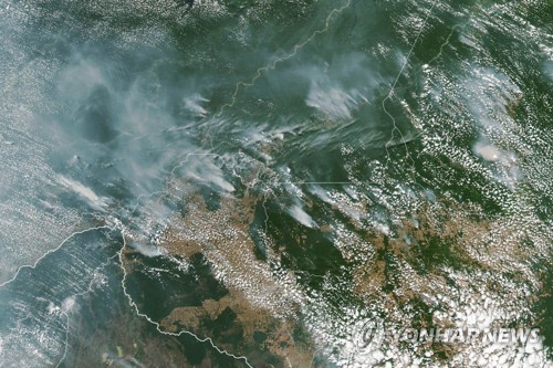 '아마존 열대우림 훼손' 브라질서 산불 급증…6년래 최다