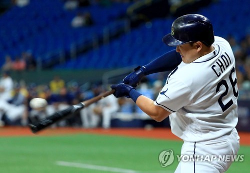 최지만, 4타수 무안타 1볼넷…탬파베이는 2연패