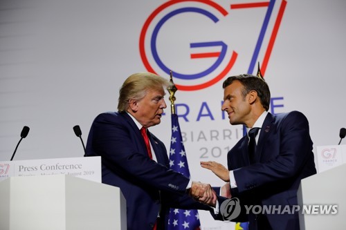  G7회의, 미-이란 정상회담 '불씨' 피우고 폐막…공동선언은 없어