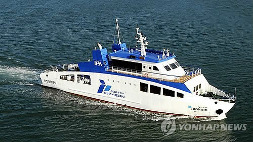 친환경 LNG 연료 사용 청항선 2021년 인천항에 배치