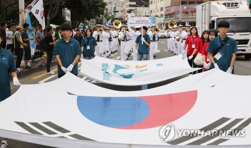 제주서도 '만세삼창' 광복절 경축…김한정 선생 등 6명 포상