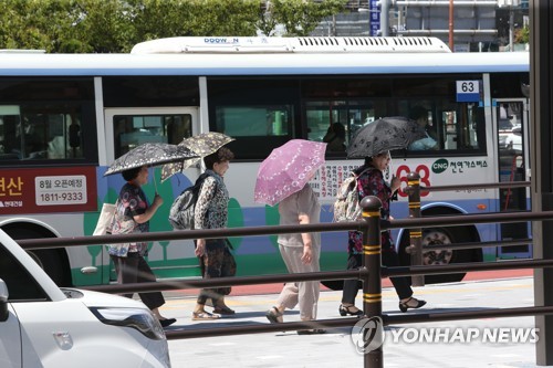 전국 폭염 위험도 2021∼2030년 급등…지자체 55% '위험'