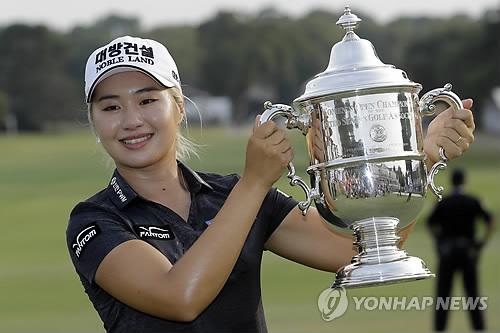 이정은, 9월 US여자오픈 트로피와 함께 한국 온다