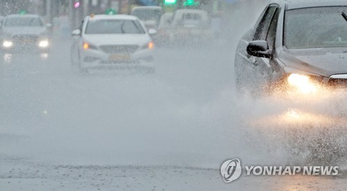 옹진군 포함 인천 호우주의보 해제…연수구 55㎜ 비