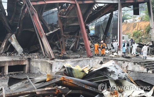 경기도 "안성 폭발 공장에 기준치 193배 위험물질 불법 보관"(종합)