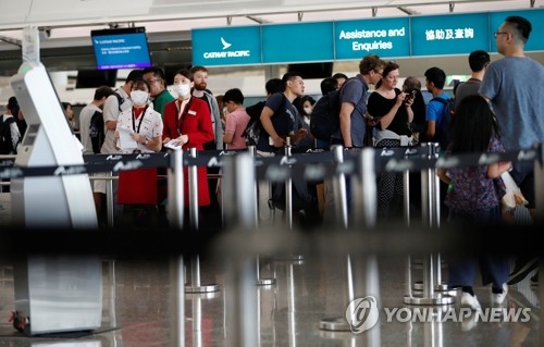 인천공항 "홍콩 공항 점거로 홍콩 오가는 항공기 16편 결항"