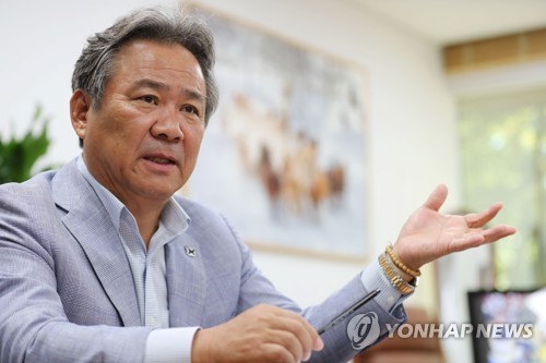 이기흥 "독도표기·올림픽 방사능 문제 IOC가 해답 줄 것"