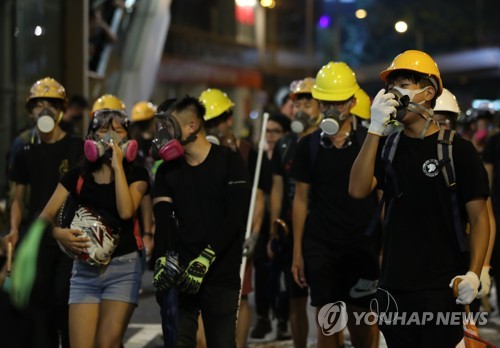 홍콩정부 '폭력중단' 재강조…中매체 "진정세 보이나 낙관 일러"