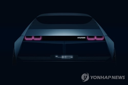 현대차, EV 콘셉트카 '45' 티저 공개…포니 콘셉트카 재해석