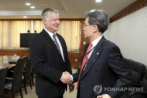 김현종, 비건과 회동…"북미대화 곧 전개될듯한 인상"(종합2보)