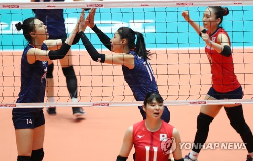 10대 주축 일본에 역전패…한국여자배구, 결승 진출 실패
