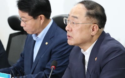 홍남기 "내년 예산, 일시적 재정적자 확대 감내하고 최대한 확장적 편성"