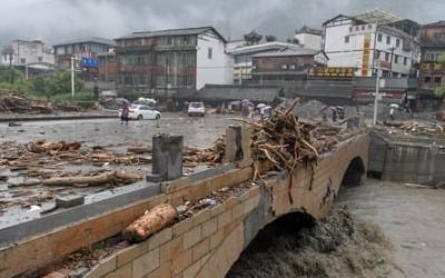 中쓰촨성 홍수·산사태 사망·실종자 44명으로 늘어