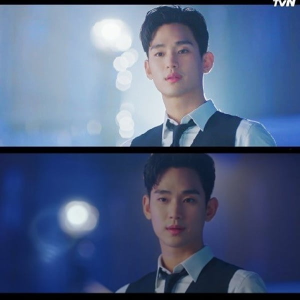 '호텔 델루나'에서 호텔 블루문 신임 사장으로 깜짝 출연한 김수현/사진=tvN 주말드라마 '호텔 델루나' 영상 캡처