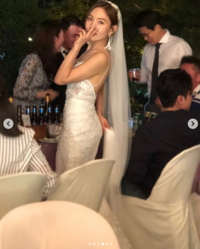 최희서, SNS 통해 결혼식 사진 공개 "우린 재밌게 놀았다"