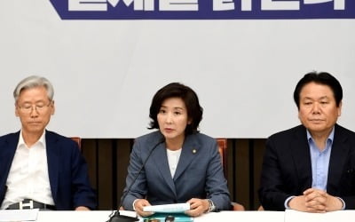 [한국당 반박 간담회 ③] 곽상도 "조국에게만 보이지 않는 손 작동…딸 장학금 대가성 有"