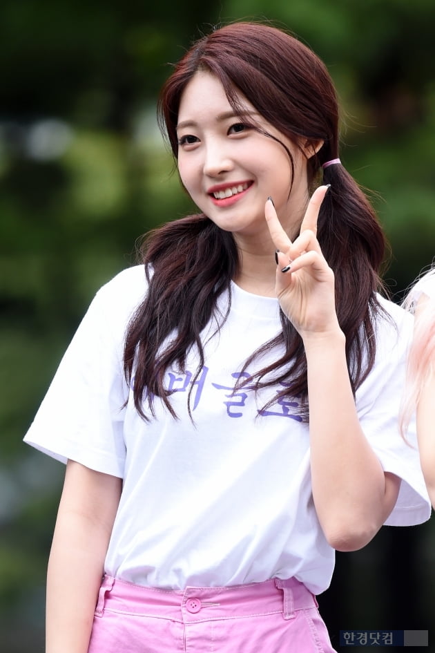 [포토] 에버글로우 시현, '귀엽게 브이~'