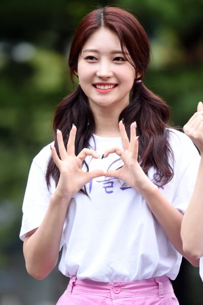 [포토] 에버글로우 시현, '귀엽게 하트~'