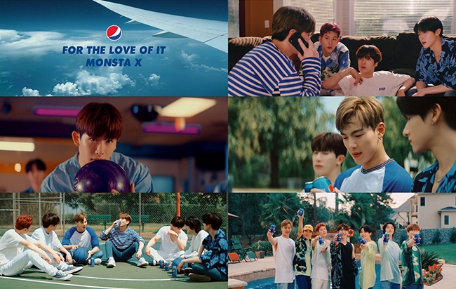 몬스타엑스, ‘FOR THE LOVE OF IT’ 뮤직비디오 공개…‘상큼+발랄+청량’ 비주얼