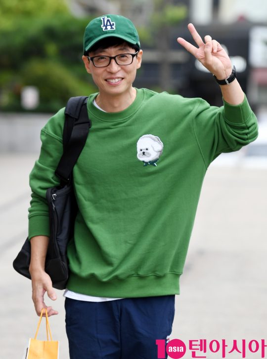 방송인 유재석이 14일 오후 서울 여의도동 KBS별관에서 열린 KBS2 ‘해피투게더’ 녹화에 참석했다.