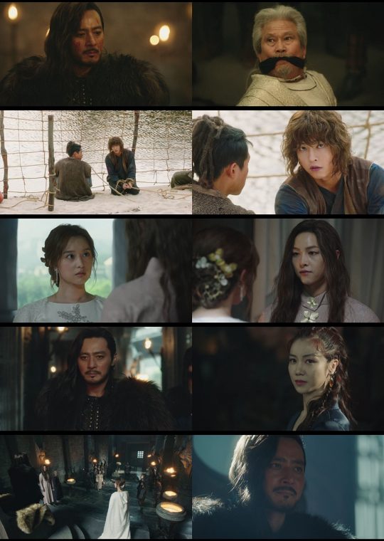 tvN 토일드라마 ‘아스달 연대기’ Part3 ‘아스, 그 모든 전설의 서곡’ 방송화면. /사진제공=tvN