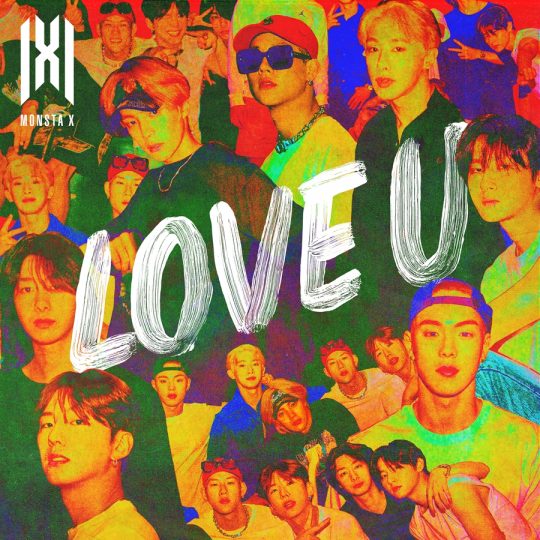 그룹 몬스타엑스의 ‘LOVE U’ 재킷. / 제공=스타쉽엔터테인먼트