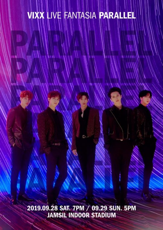 빅스 단독 콘서트 ‘VIXX LIVE FANTASIA’ [PARALLEL] 단체 포스터./ 사진제공=젤리피쉬엔터테인먼트